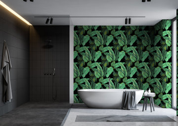 Leafy Greens Vinyl Wallpaper